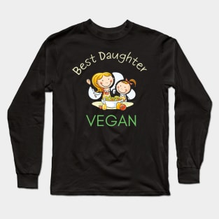 Best Daughter Vegan Long Sleeve T-Shirt